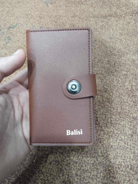 Balisi Men’s Premium Wallet Stylish Durable Leather Slim Practical Choice For Cash Cards Everyday Use Casual And Formal Occasions