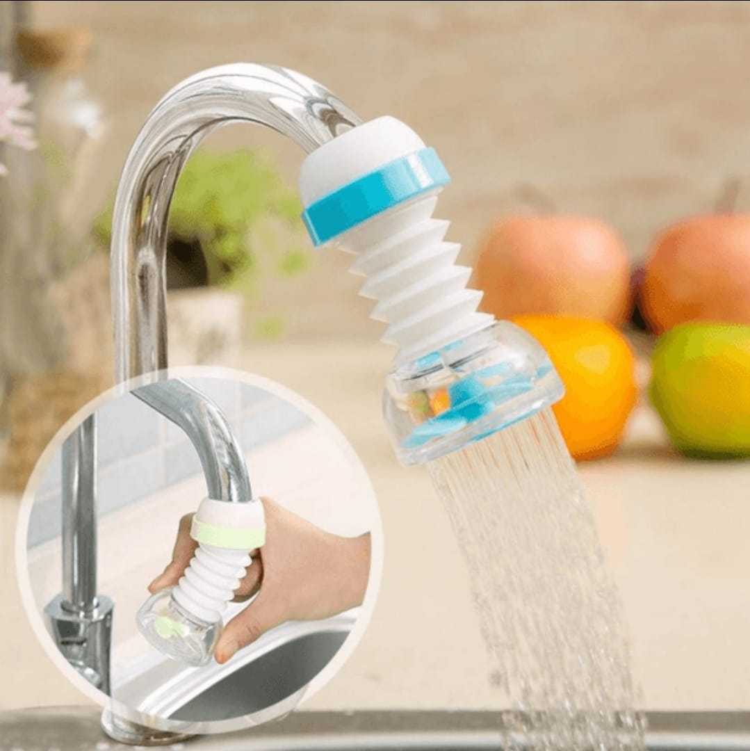360° Adjustable Splash-Proof Faucet Extender & Water Filter