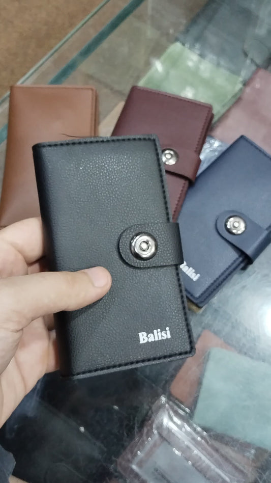 Balisi Men’s Premium Wallet Stylish Durable Leather Slim Practical Choice For Cash Cards Everyday Use Casual And Formal Occasions
